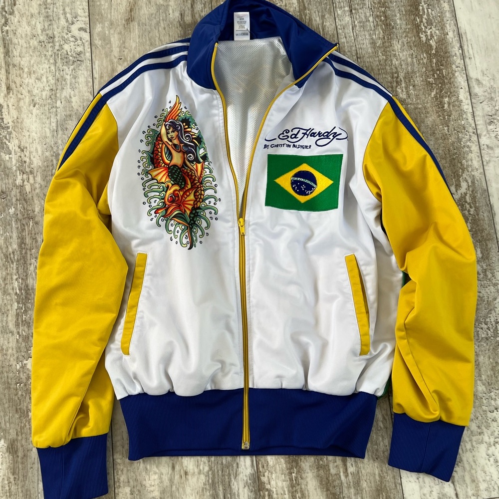 Ed Hardy Christian Audigier Death by Glory Brazil jacket